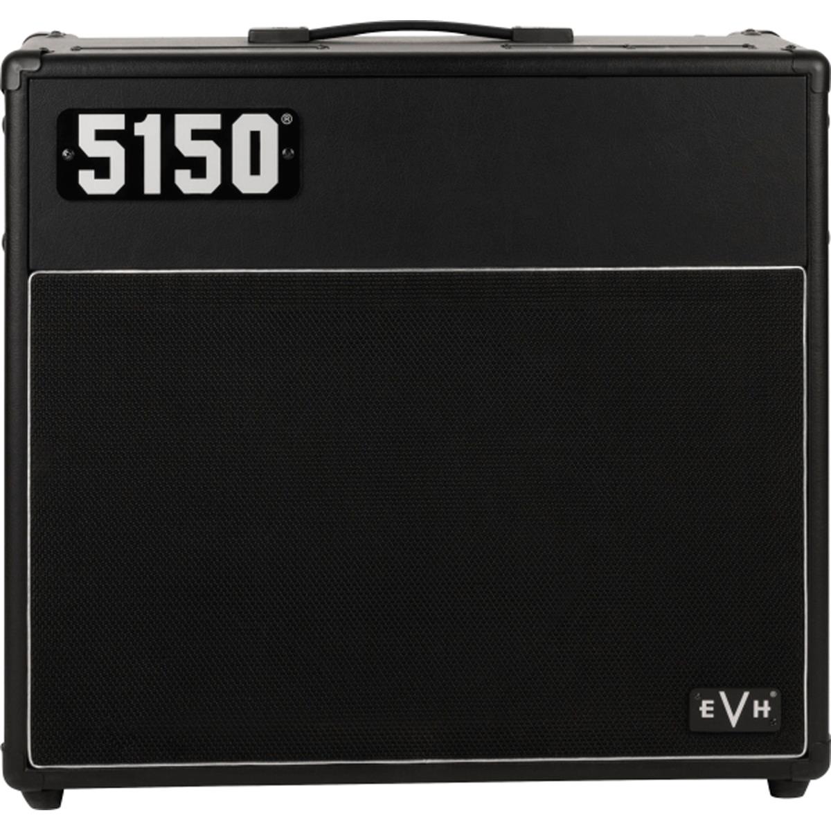 EVH 5150 Iconic Series 40W 1x12" Guitar Combo Amplifier, Black The EVH 5150 Iconic Series satisfies the needs of gigging and recording guitarists craving that pure and powerful EVH tube tone, but at a more affordable price. Evolving from the revered EVH 5150III amplifiers, the Iconic Series delivers the searing sound and growling gain that the late-Eddie Van Halen made famous throughout his groundbreaking career.Designed by renowned amp engineer, James Brown, the 5150 Iconic Series 40-watt 1x12 combo, is powered by two JJ 6L6 power tubes and voiced with two JJ ECC83S preamp tubes, providing all the firepower the modern guitarist needs. Armed with a custom designed EVH 12" Celestion speaker voiced specifically for this preamp circuit, the pristine cleans and searing high gain tones are tight, clear and articulate. The cabinet is constructed out of MDF with special internal plywood baffling for tight and increased bass response, and houses a custom designed EVH 12" Celestion speaker voiced specifically for this preamp circuit, so that the pristine cleans and searing high gain tones are tight, clear and articulate.Punching above its weight, this combo features two channels with an extra voicing on each for even more versatility. The Green channel boasts an overdrive button to run from clean tones to increased gain, while the Red channel's burn button adds fiery crunch that's ideal for blistering leads.Each channel houses its own gain and volume controls, allowing for level-matching the volume when switching between the clean and high gain channels. The channel two noise gate's quick attack suppresses any hiss while ensuring all staccato riffing is articulate and crisp, not choked and choppy. The Boost control on Channel 2 allows you to add another 10Db of foot-switchable volume to your tone - perfect for ensuring your solos cut through the mix. The control panel also includes shared EQ (Low, Mid and High), global resonance and presence knobs to adjust the low- and high-end aspects of your tone, and a global reverb control to add the perfect amount of bounce and decay for any room.Other features include a two-button footswitch, effects loop, dual parallel speaker output jacks, 1/4 power switch to reduce wattage-allowing you to crank the amp and still preserve tone but without destroying your neighbor's solitude, and a speaker-emulated DI XLR with power amp mute for accurate all-tube EVH tone for recording direct or using through any PA system.Sporting sophisticated and distinctive EVH style, the 5150 Iconic Series 40-watt 1x12 combo is wrapped in either Black or Ivory textured vinyl with a black cloth front grille and features silver and black 5150 and EVH logo badges in the upper left and lower right corners. This all-tube combo is finished off with a brushed aluminum top panel, vintage-style chicken-head knobs and molded black plastic top handle. A high-quality fitted cover is available as an EVH Accessory