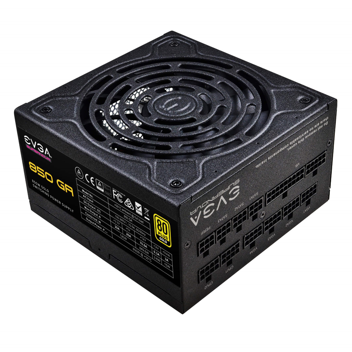 

EVGA SuperNOVA 850W GA Fully Modular Power Supply, 80 Plus Gold Efficiency