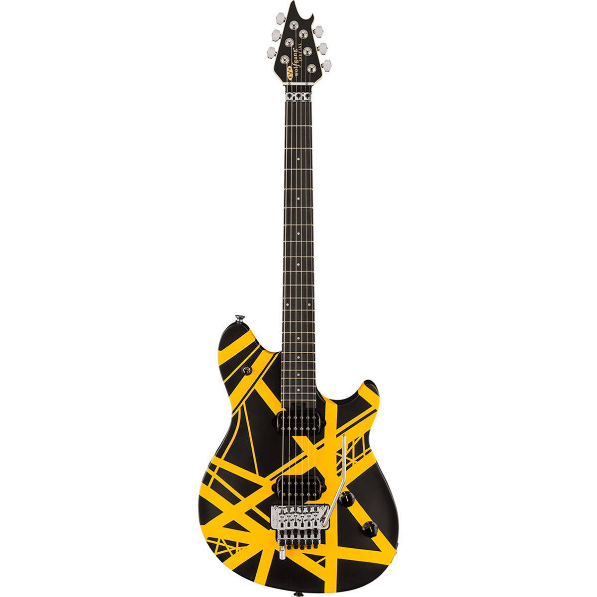 

EVH Wolfgang Special Striped Series Electric Guitar Black/Yellow