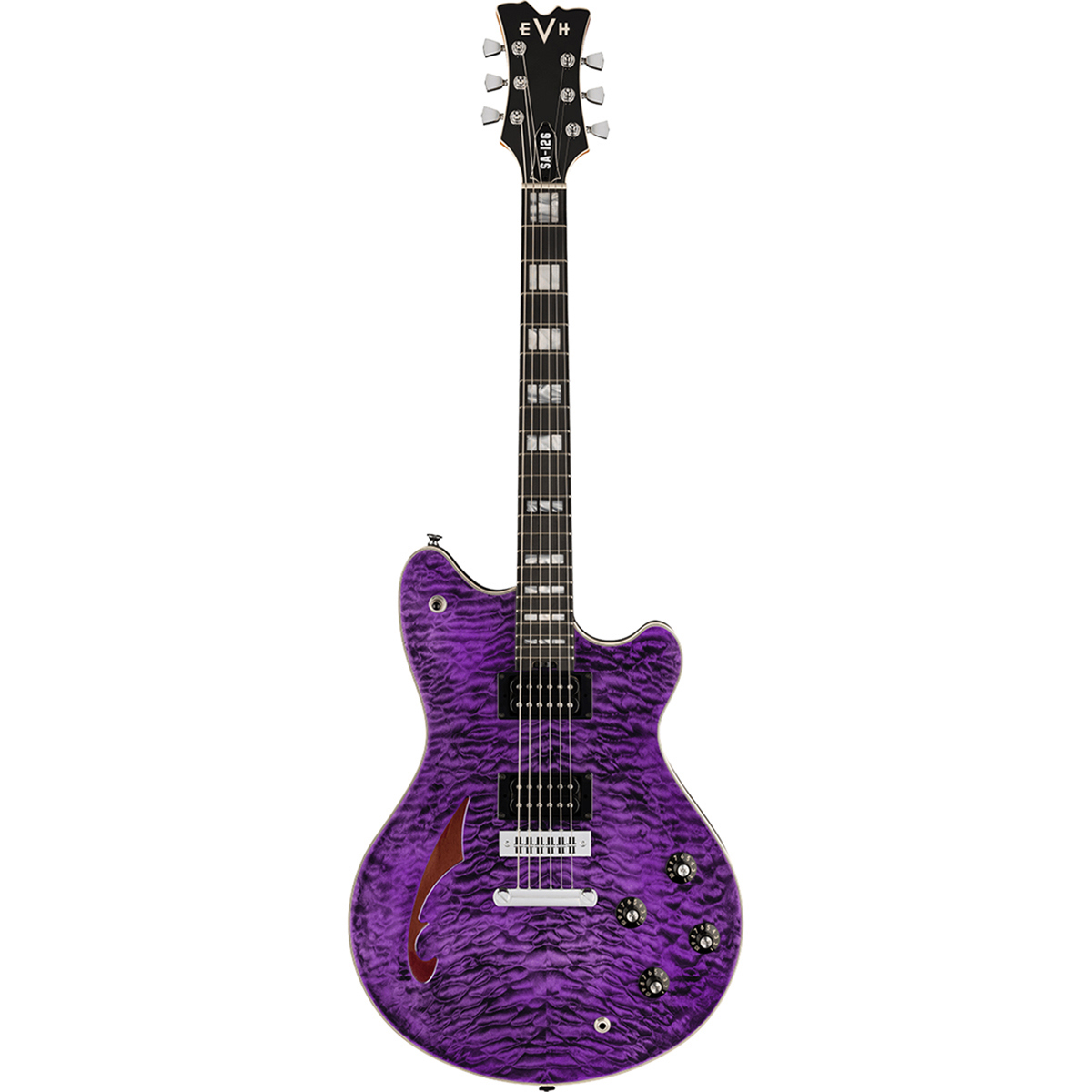 

EVH SA-126 Special QM Electric Guitar Transparent Purple