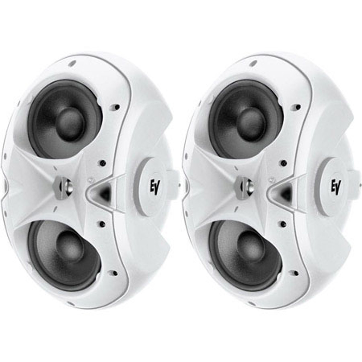 

Electro-Voice EVID 4.2T Dual 4" Two-Way Surface-Mount Loudspeaker, Pair, White