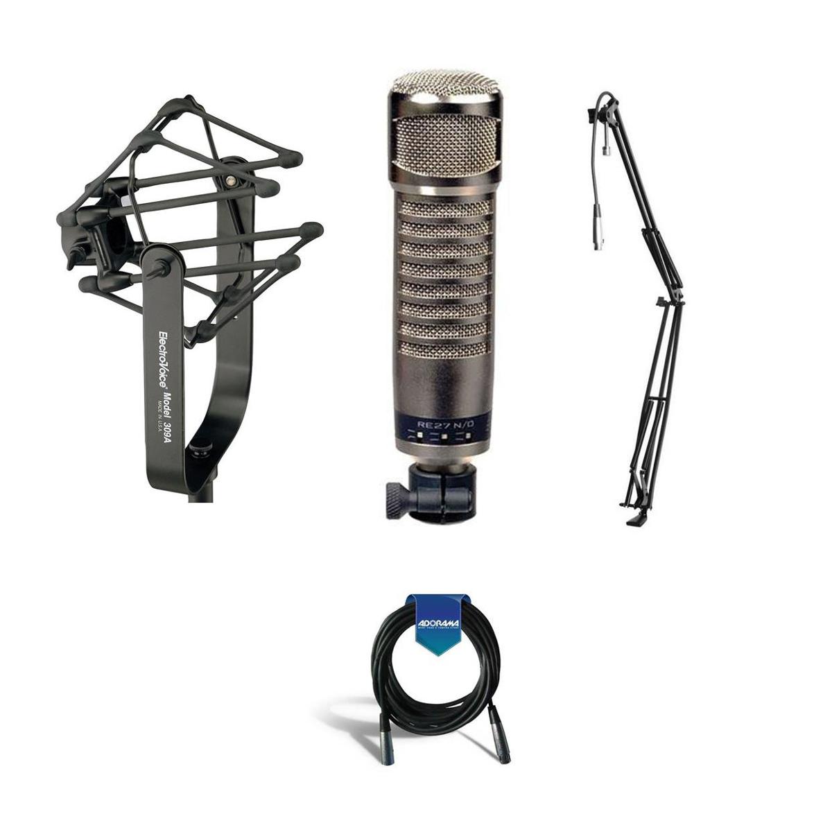 

Electro-Voice RE27N/D Cardioid Variable-D Dynamic N/DYM Instrument Mic W/ACC Kit