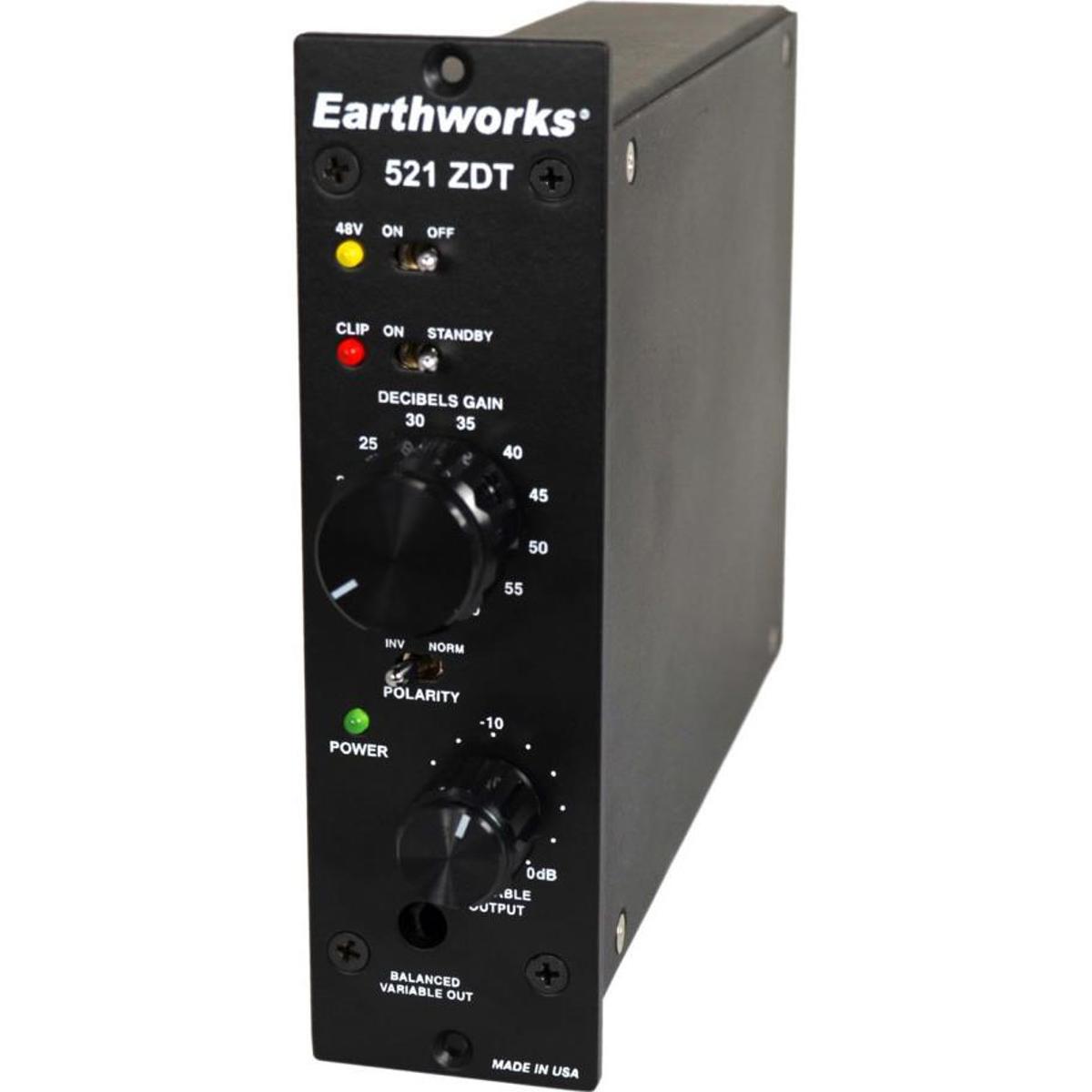 

Earthworks 521 Single Channel Zero Distortion Technology Preamplifier