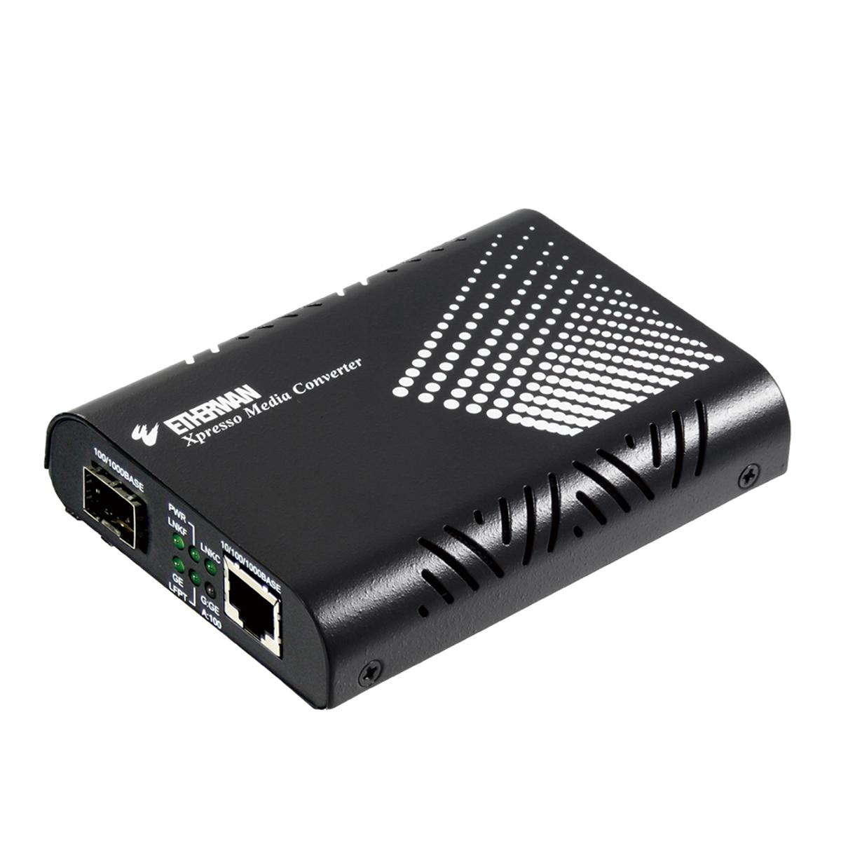 

EtherWAN EL2315 10/100/1000BASE-TX to 100/1000BASE-X 2-Rate SFP Media Converter