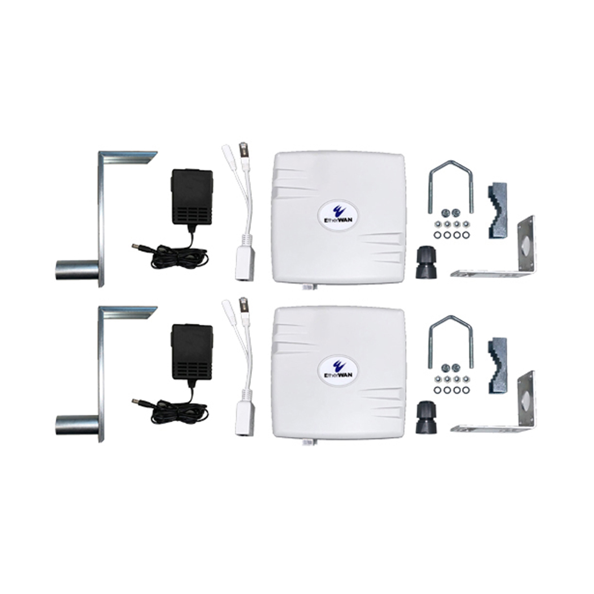 Image of EtherWAN EasyLink Series Preconfigured IP67 Wireless Bridge