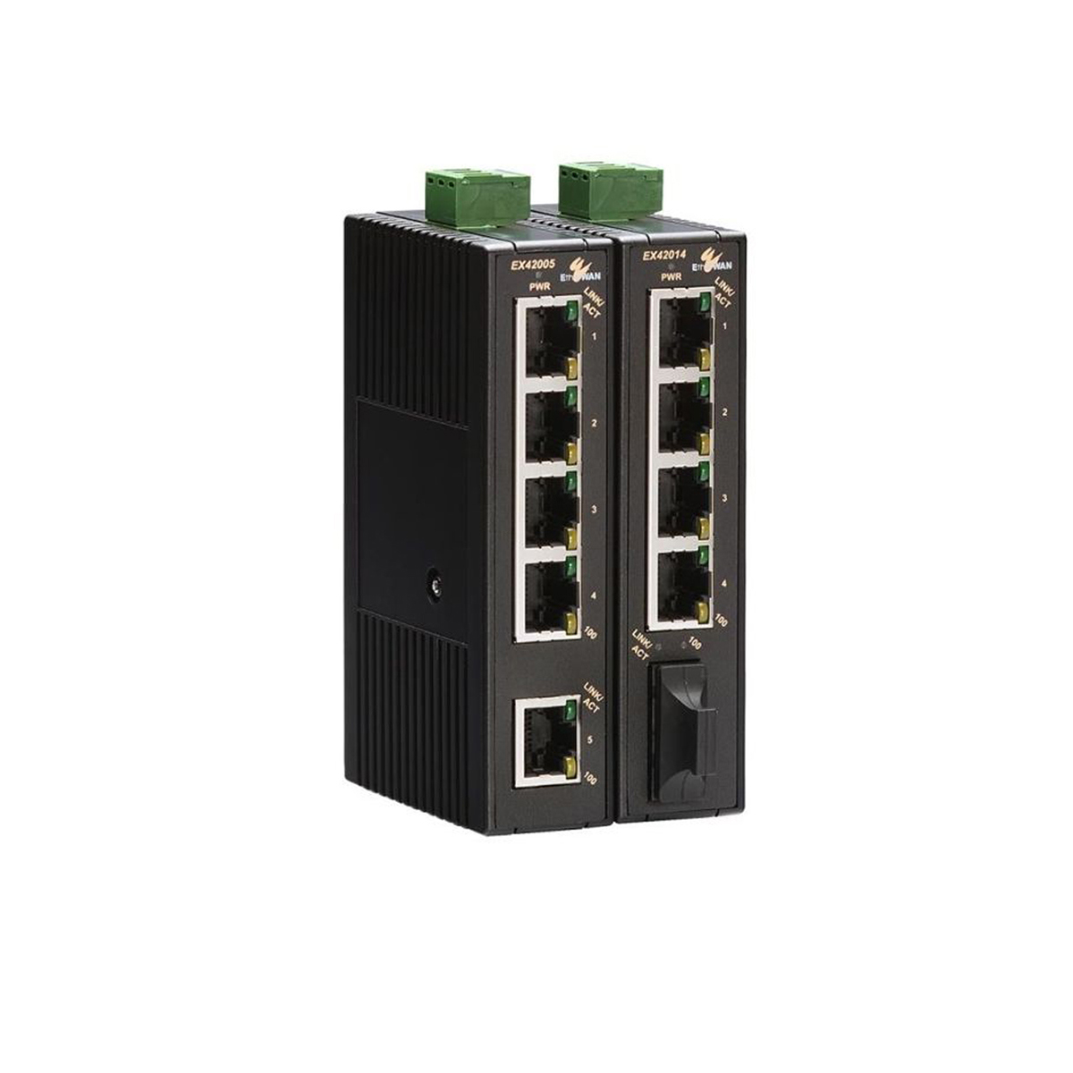 

EtherWAN EX42005-00-1-A 5Port 10/100BASE-TX Industrial Unmanaged Ethernet Switch