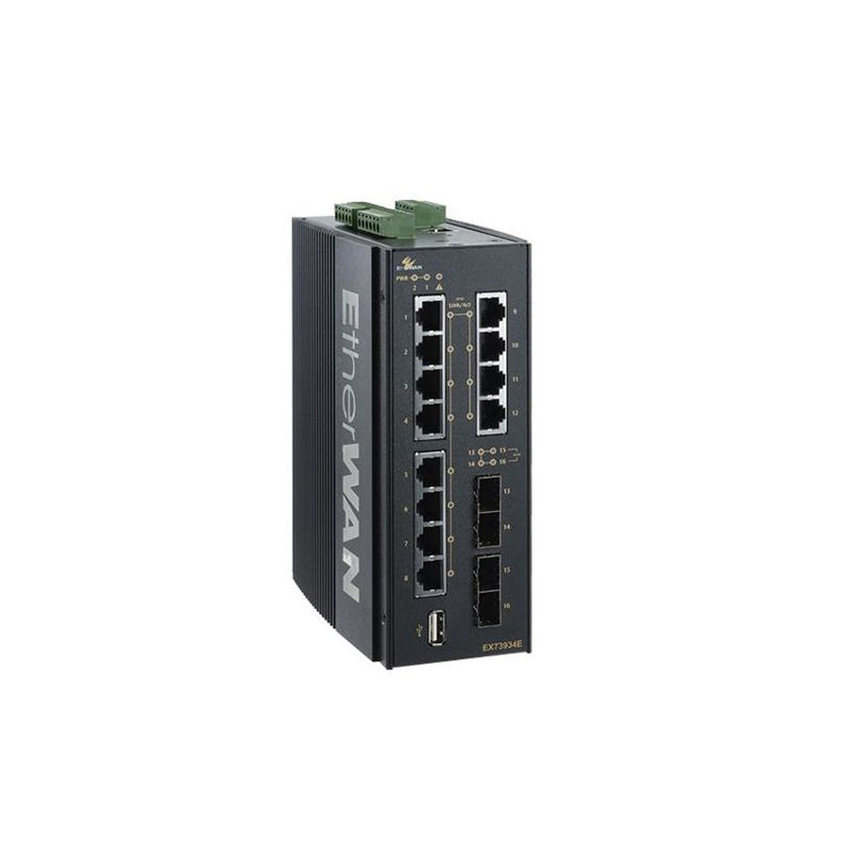 

EtherWAN EX73922E-0VB 8-Port Gigabit Managed Ethernet Switch with 2-Port SFP