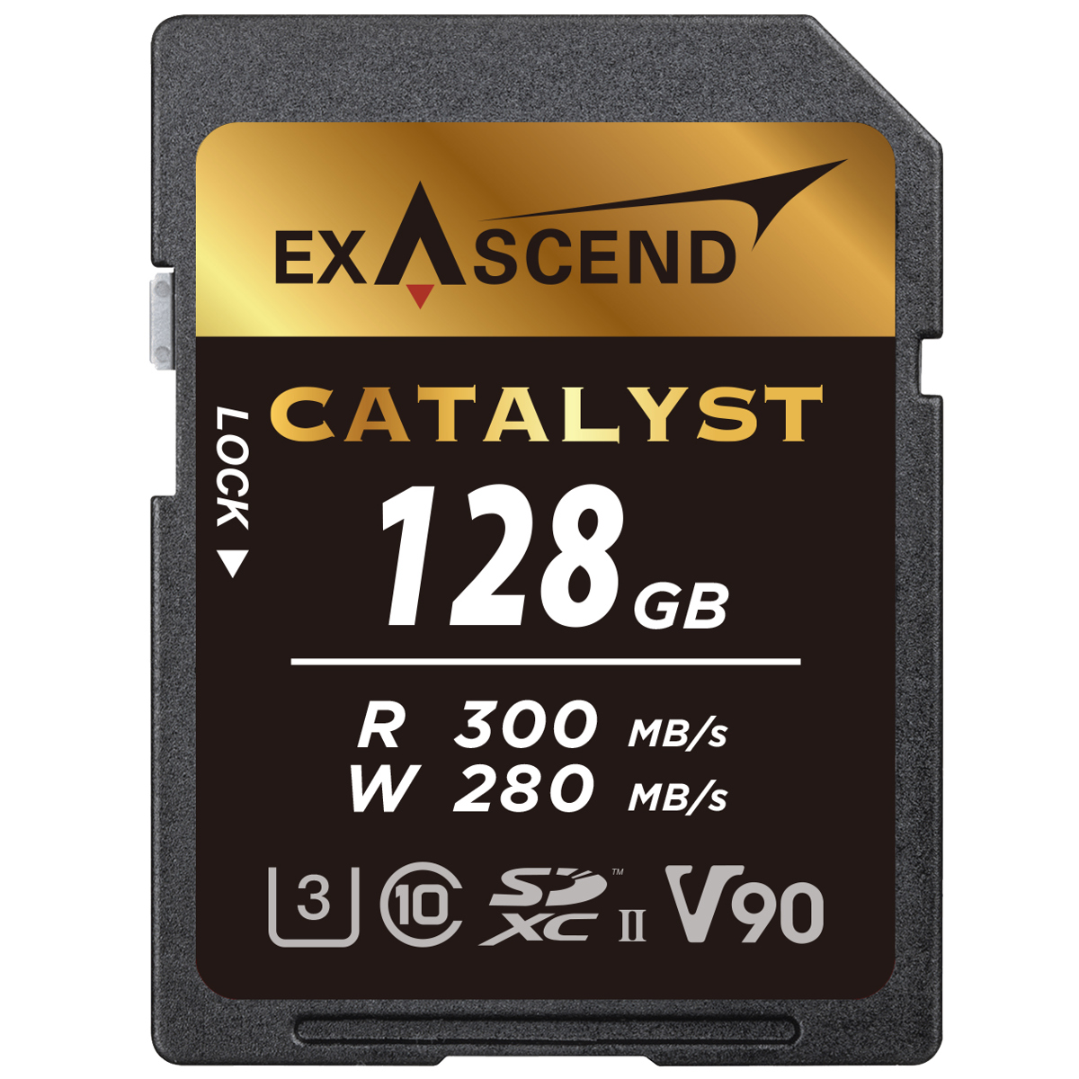

Exascend Catalyst 128GB UHS-II V90 SDXC Memory Card