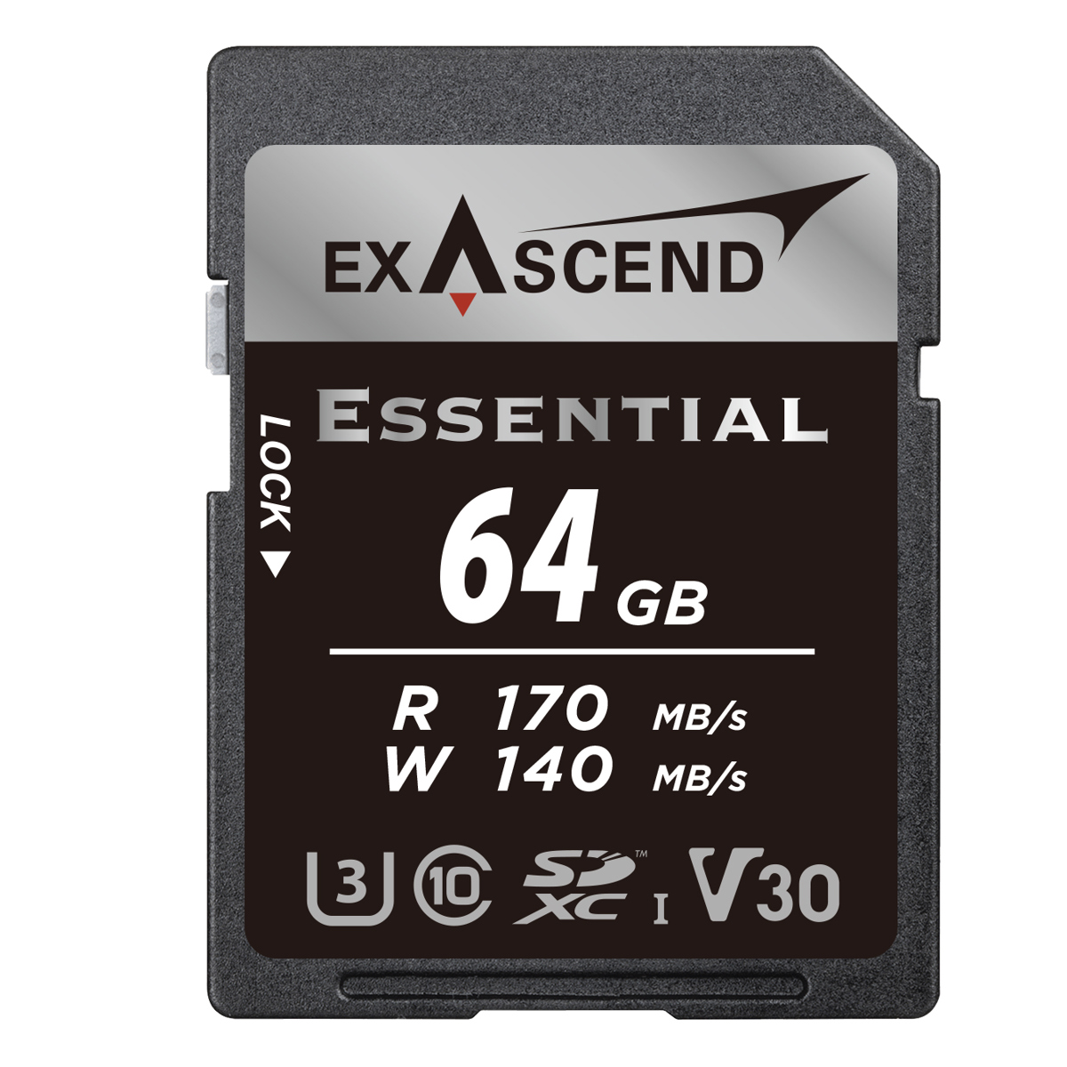 

Exascend Essential 64GB UHS-I V30 SDXC Memory Card