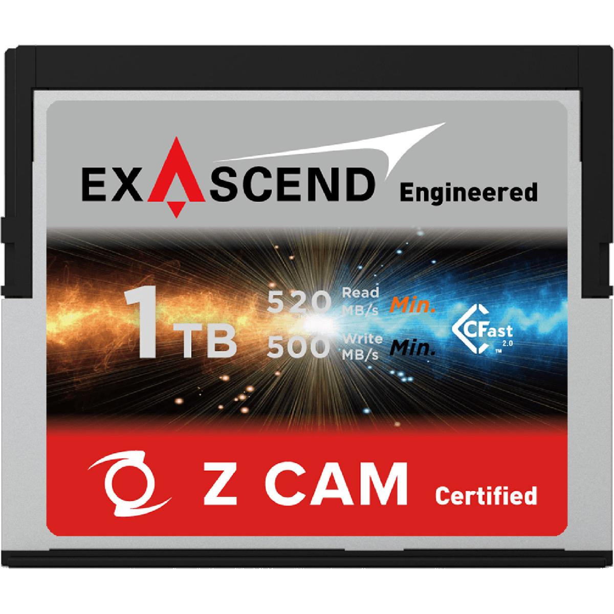 

Exascend Z CAM 1TB CFast 2.0 Memory Card
