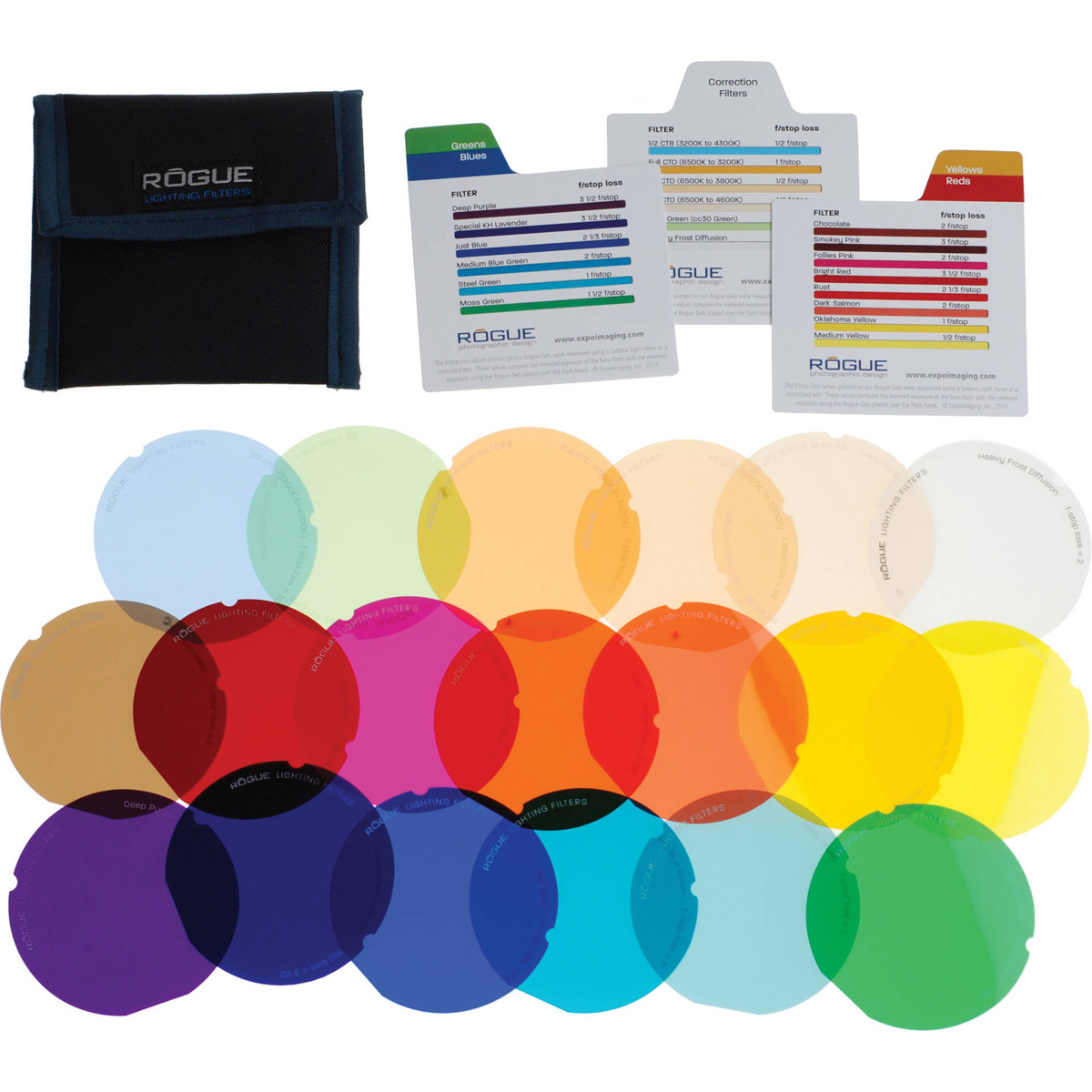 

ExpoImaging Expoimaging Rogue Gels:Lighting Filter Kit f/Rogue Grid