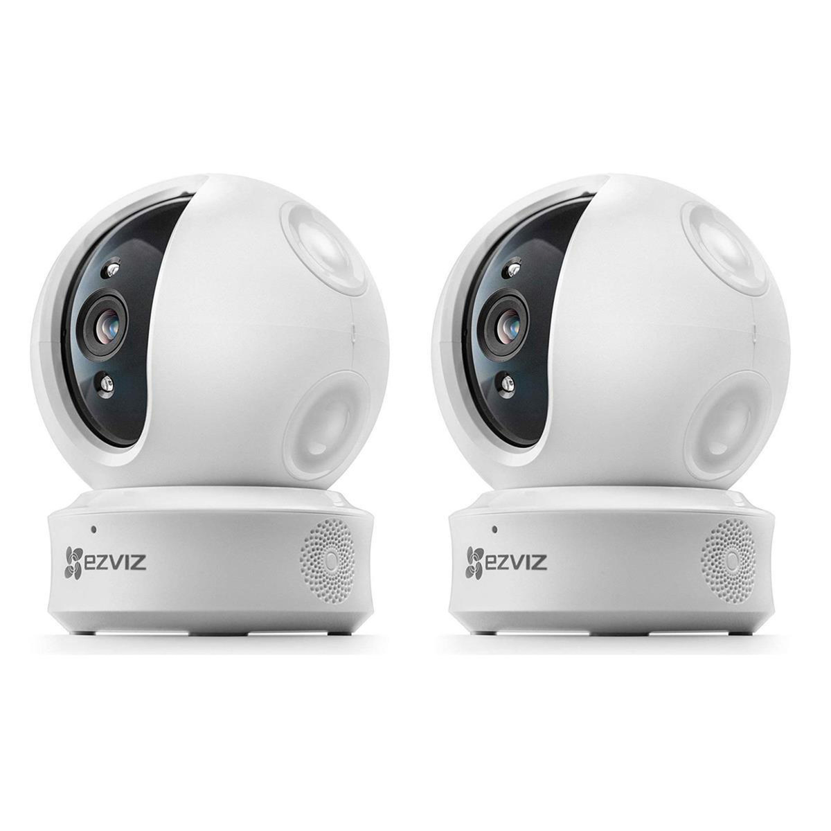 

EZVIZ 2 PACK ez360 1080p HD Pan/Tilt/Zoom WiFi Home Security Camera, White