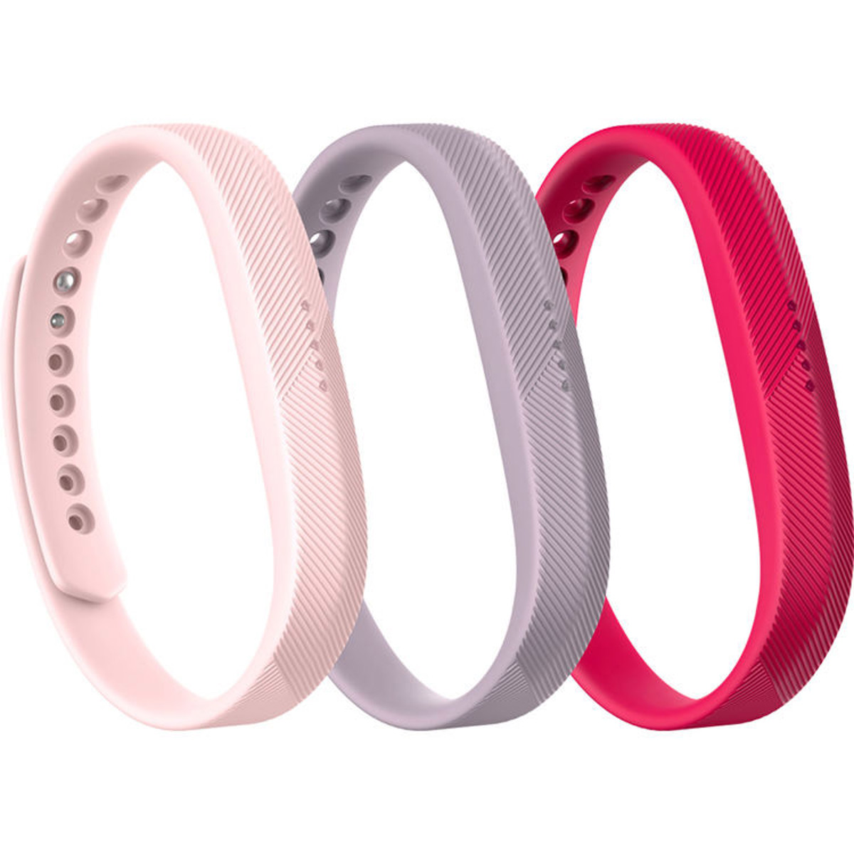 

Fitbit Band Set for Flex 2 Tracker, Small, 3 Pack (Magenta/Lavender/Blush Pink)