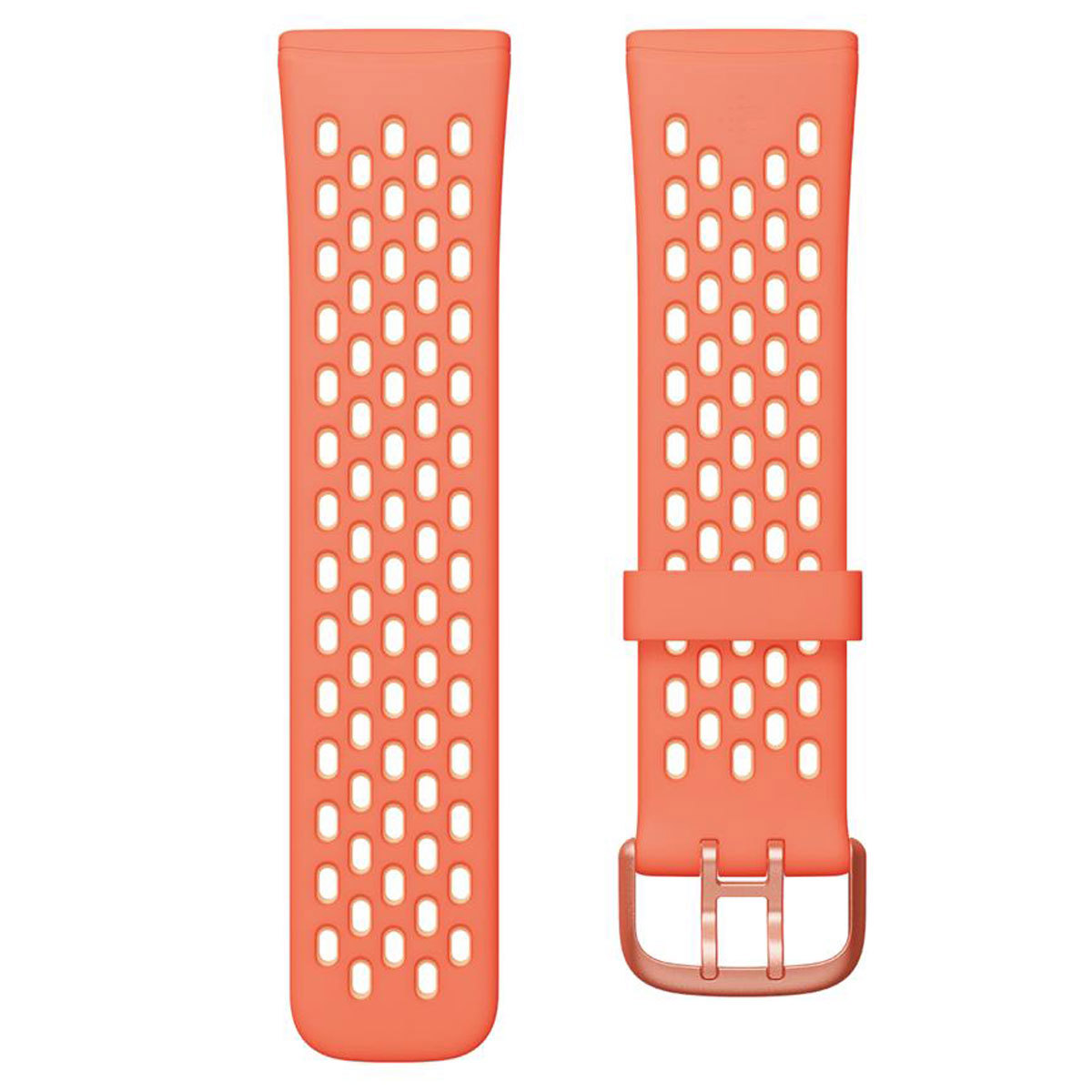 

Fitbit Sense & Versa 3 Sport Band, Large, Melon/Rose