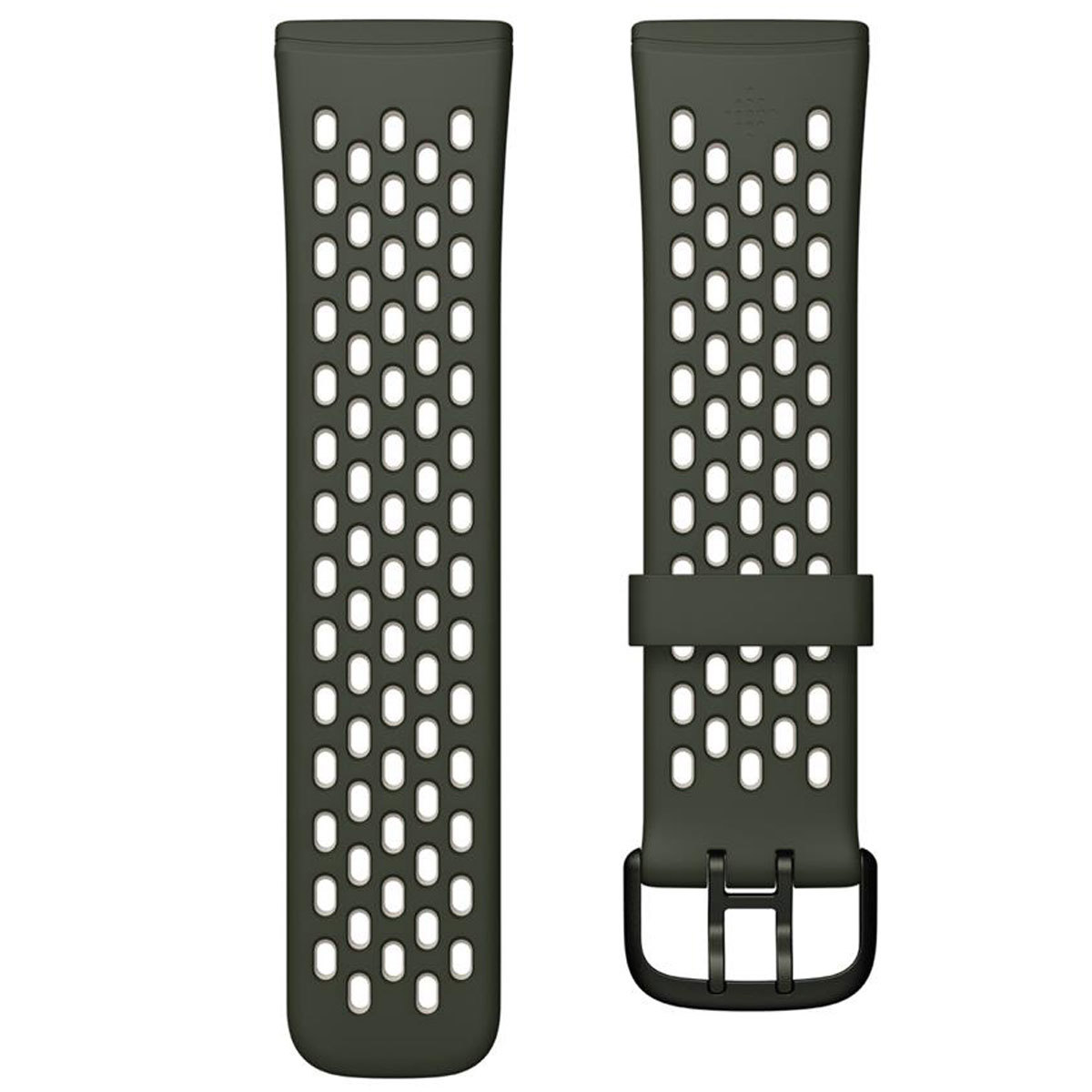 

Fitbit Sense & Versa 3 Sport Band, Small, Evergreen/Lunar White