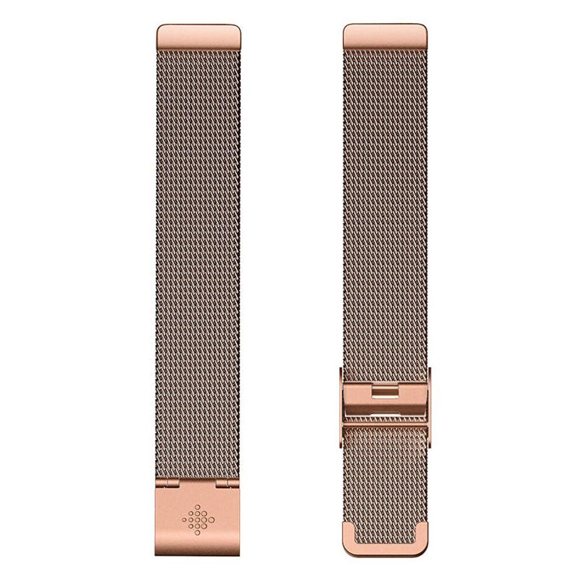 

Fitbit Inspire 2 Stainless Steel Mesh Band, Rose Gold