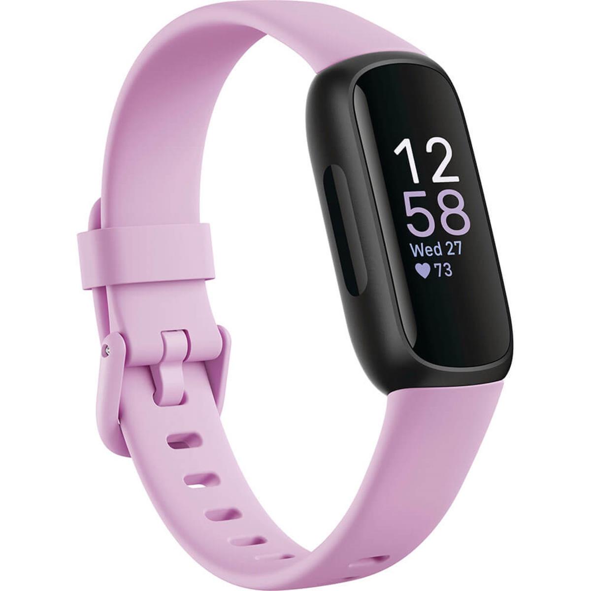 

Fitbit Inspire 3 Health and Fitness Tracker, Lilac Bliss/Black