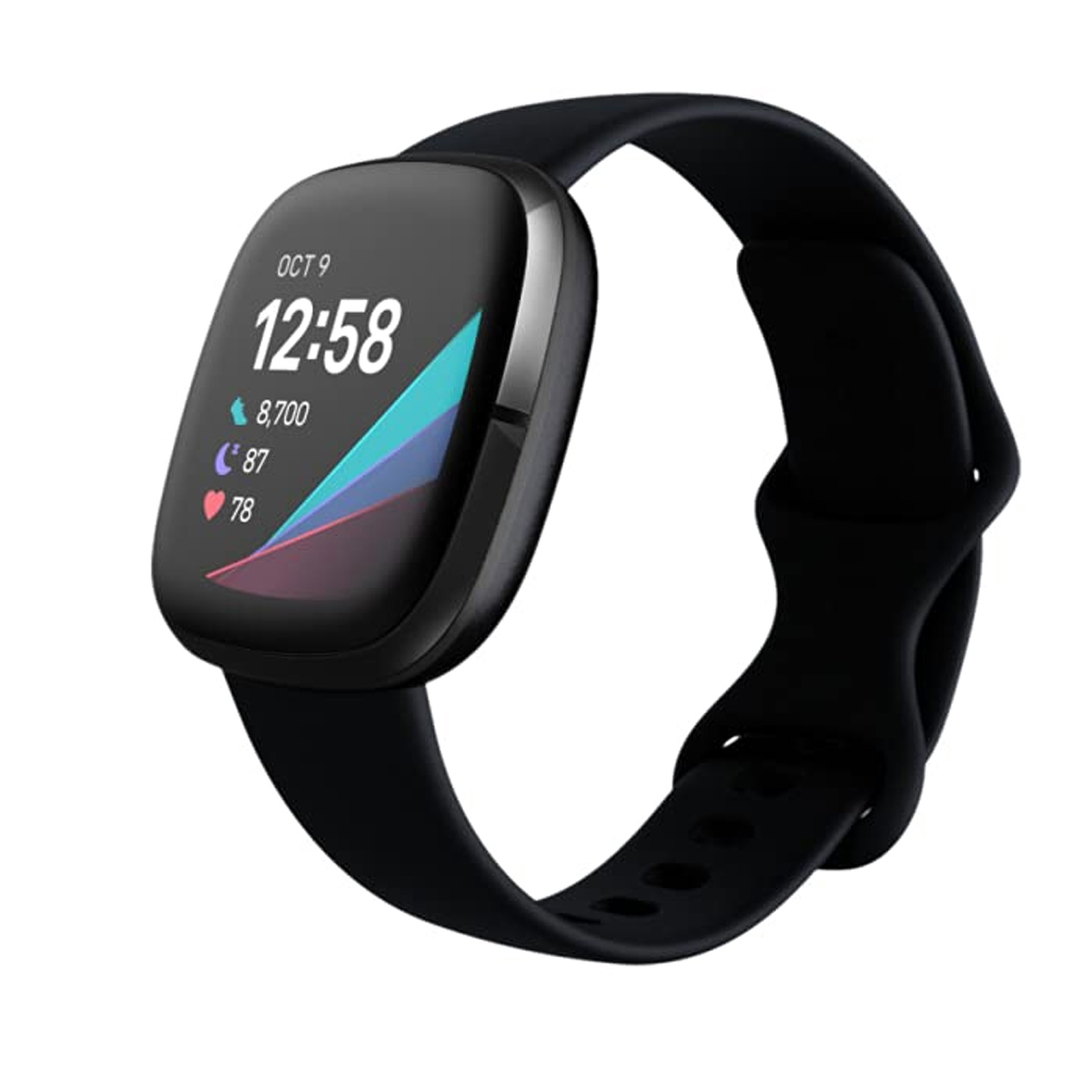 

Fitbit Sense Advanced Health Smartwatch, Carbon/Graphite Stainless Steel
