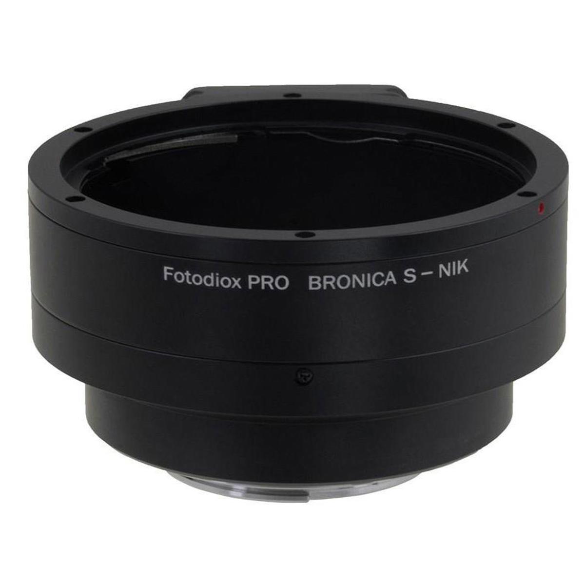 

Fotodiox Pro Lens Mount Adapter for Bronica S Lens to Nikon F Mount SLR Camera