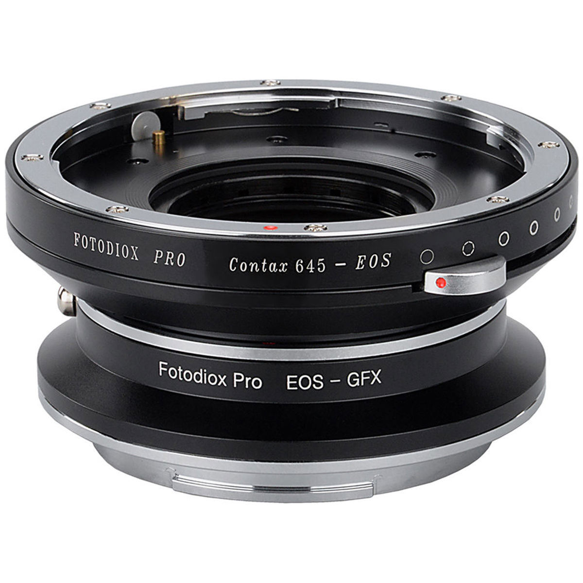 

Fotodiox Pro Lens Mount Adapter, Contax Lens to Fujifilm GFX 50S Camera