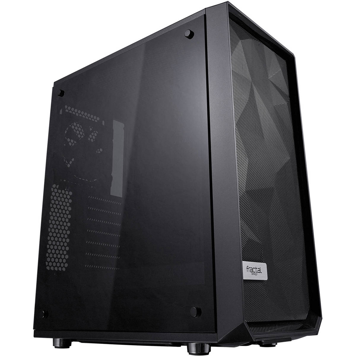 

Fractal Meshify C Dark Tempered Glass ATX Mid-Tower Computer Case, Black