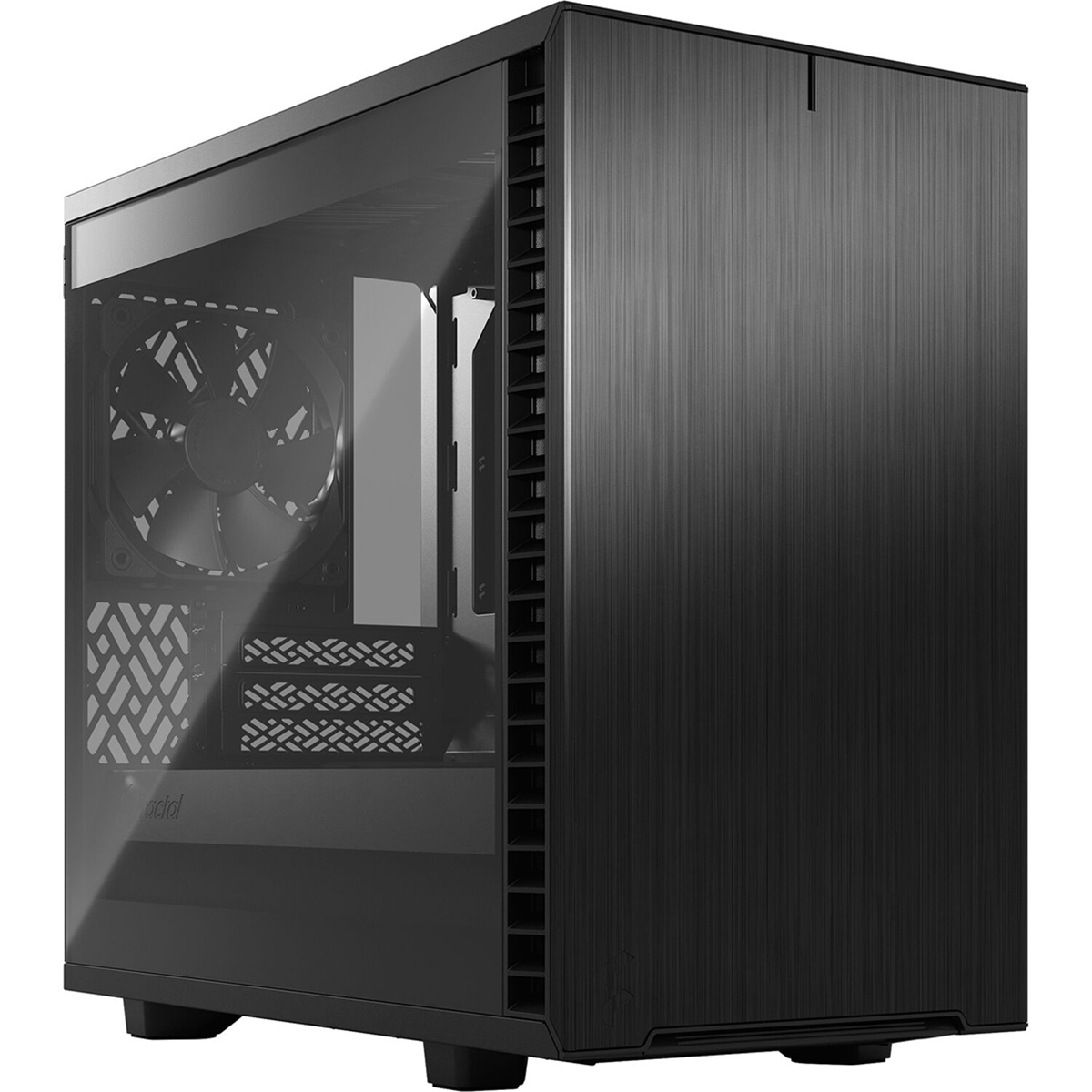 

Fractal Design Define 7 Nano Light Tempered Glass mITX Mini-Tower Case, Black