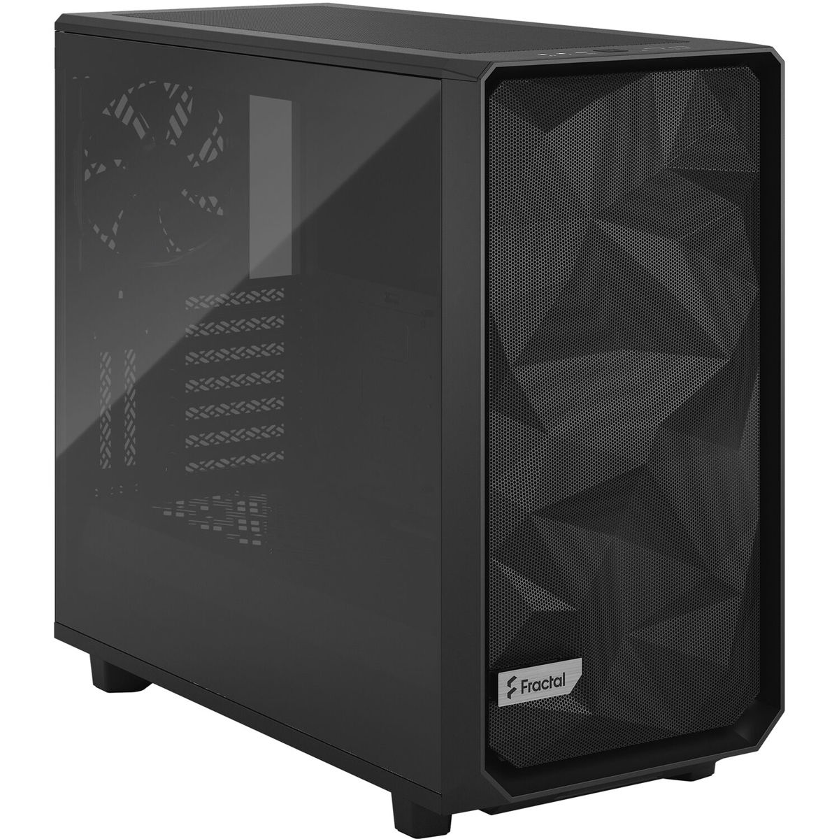 

Fractal Design Meshify 2 Light Tempered Glass E-ATX Mid-Tower Case, Black