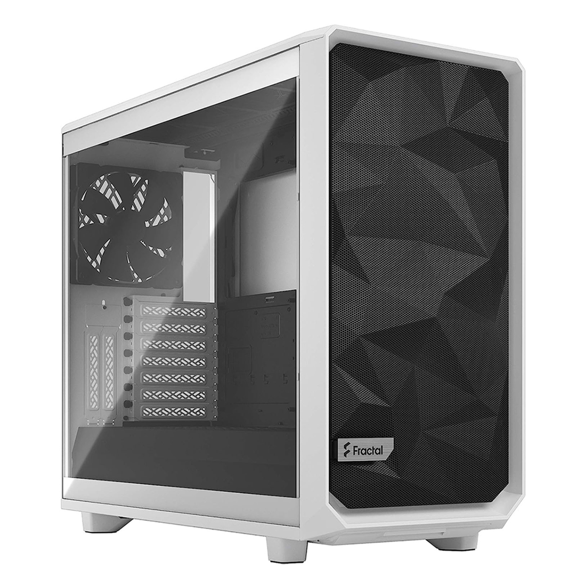 

Fractal Design Meshify 2 Clear Tempered Glass ATX Mid-Tower Case, White