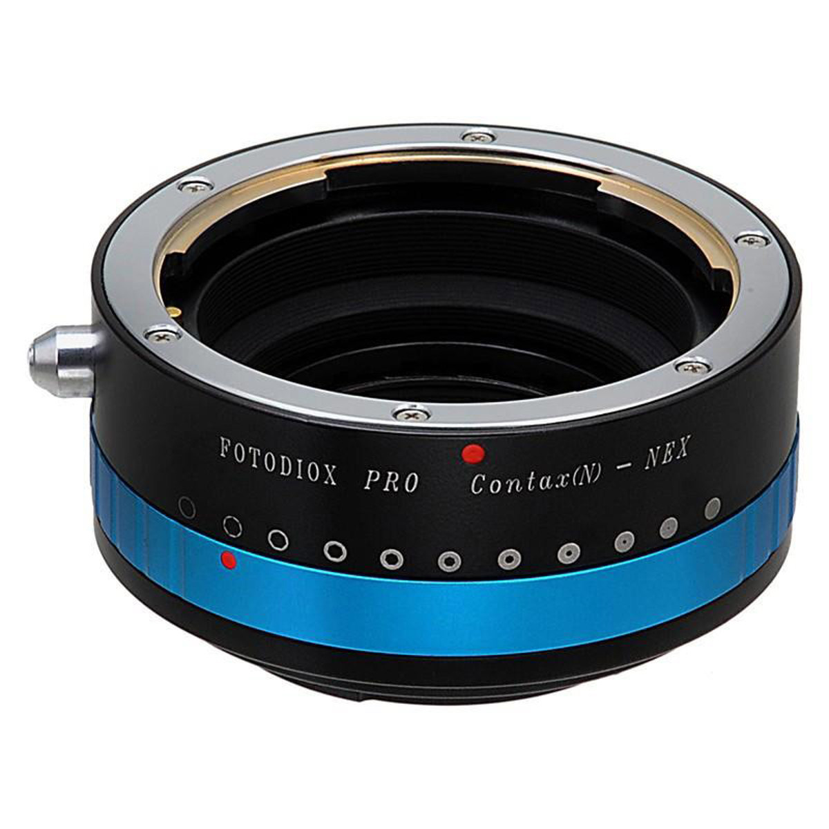 

Fotodiox Pro Lens Mount Adapter for Contax N SLR Lens to Sony Alpha E Camera