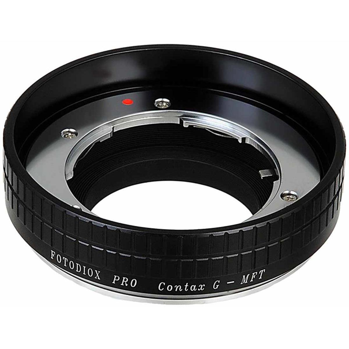 

Fotodiox Mount Adapter for Contax G Lens to Micro Four Thirds System Camera