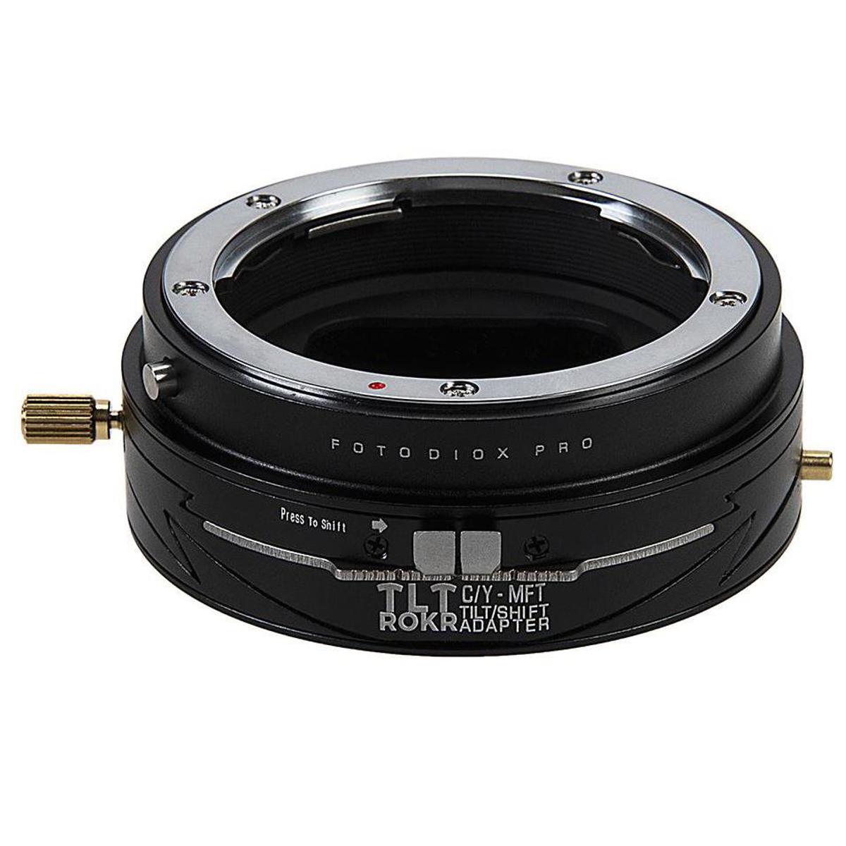 

Fotodiox Pro TLT ROKR Tilt/Shift Lens Adapter, CY SLR Lens to MFT, M4/3 Camera