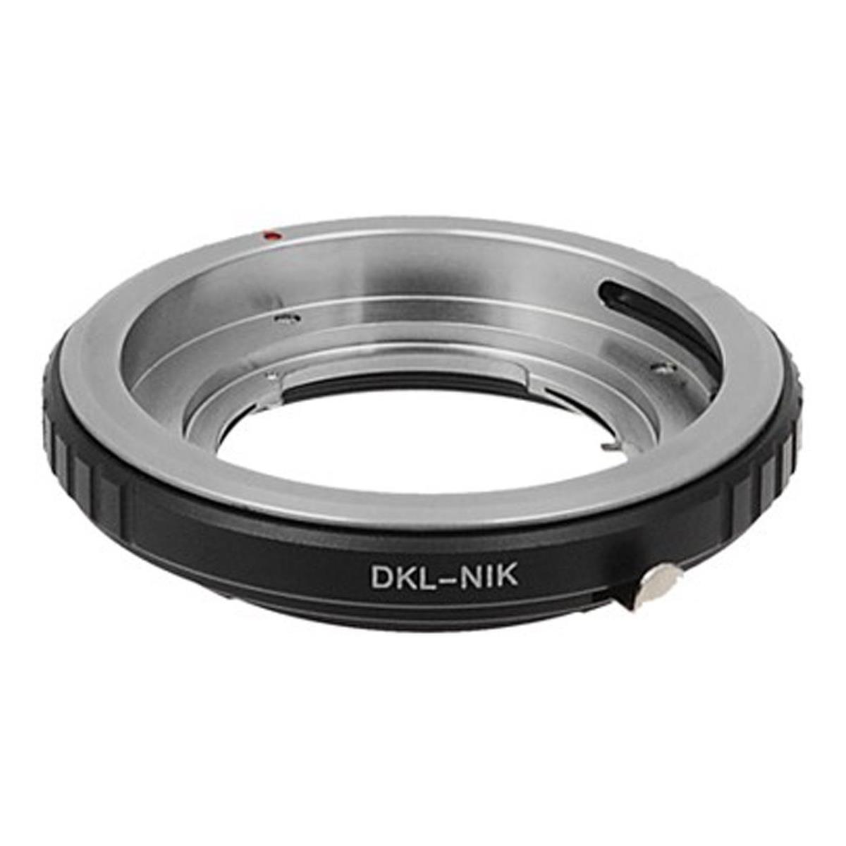 Image of Fotodiox Mount Adapter for DKL Lens to Nikon F-Mount Camera