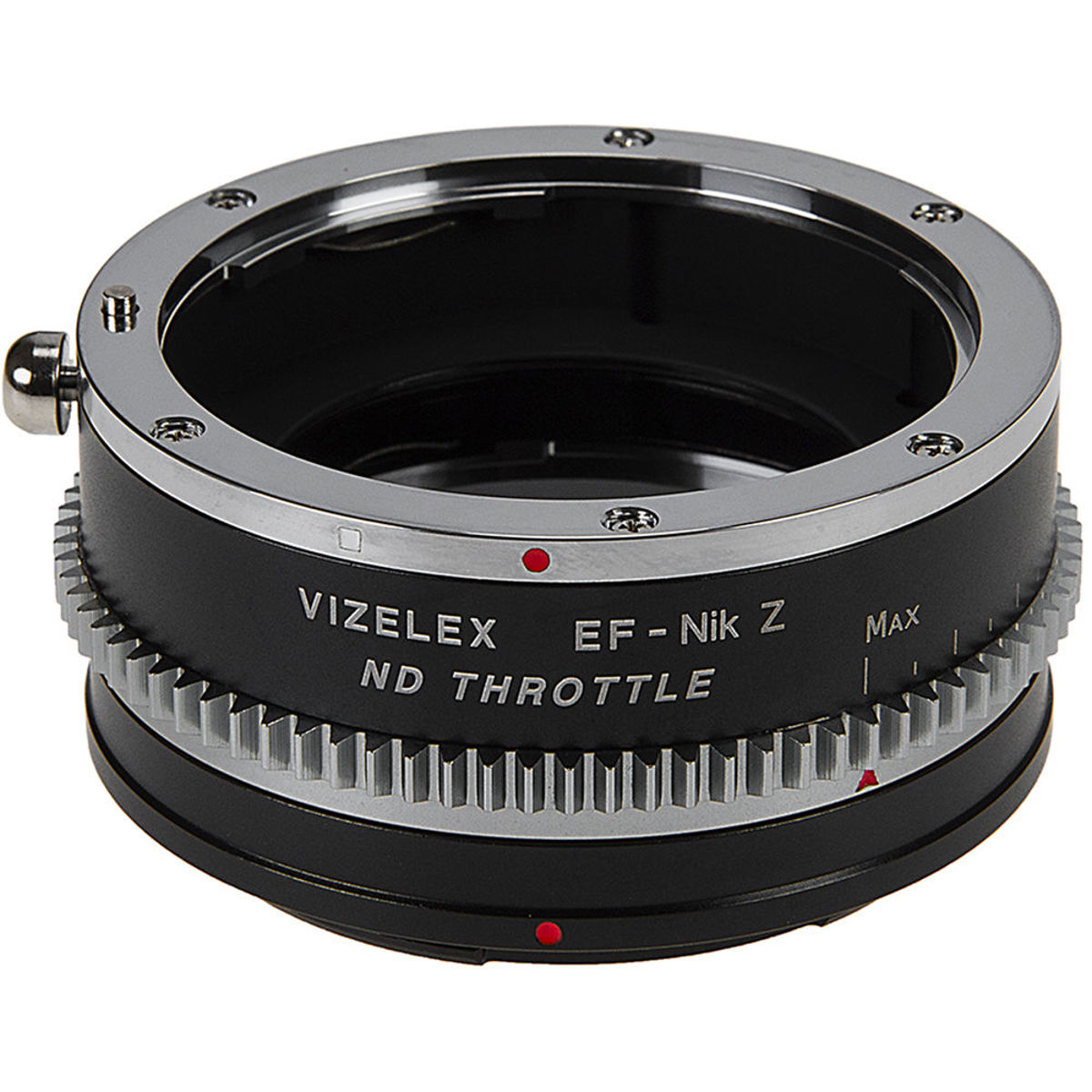 

Fotodiox Vizelex ND Throttle Lens Adapter, Canon EF/EF-S Lens to Nikon Z Camera