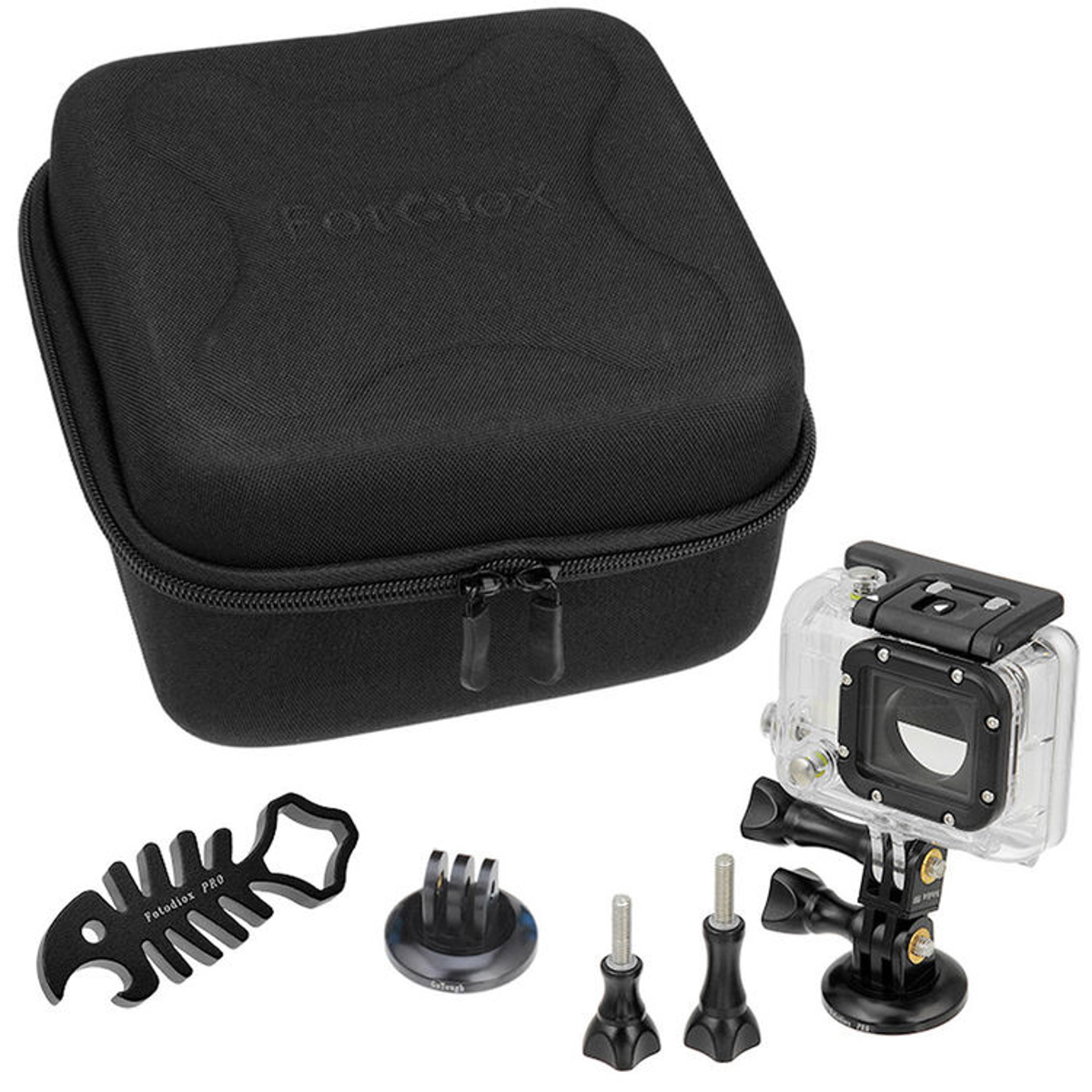 

Fotodiox GoTough CamCase Double Kit for 2 GoPro Cameras, Black