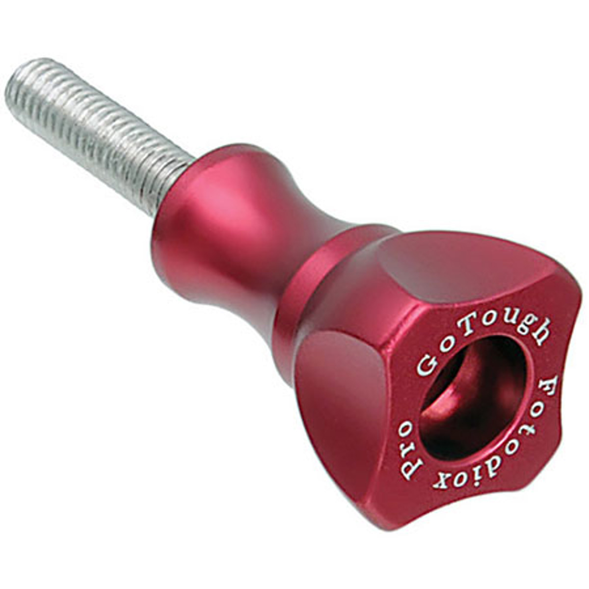 

Fotodiox GoTough Short Thumbscrew with 0.98"/25mm Knob for GoPro Cameras, Red