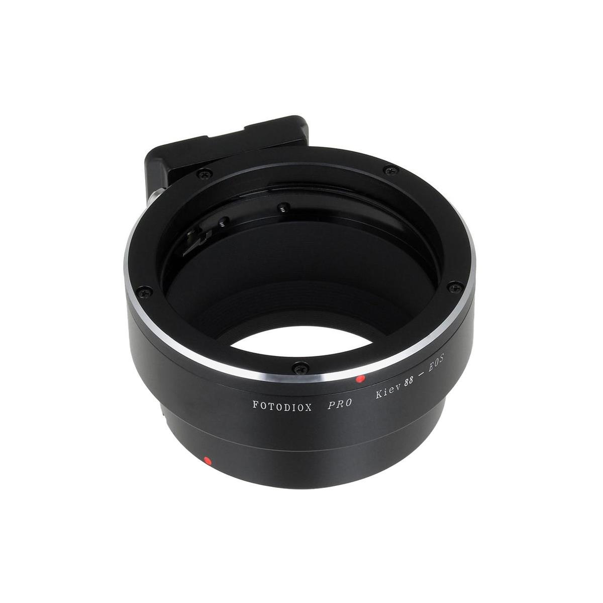 Image of Fotodiox Pro Lens Mount Adapter for Kiev 88 SLR Lens to Canon EF/EF-S SLR Camera