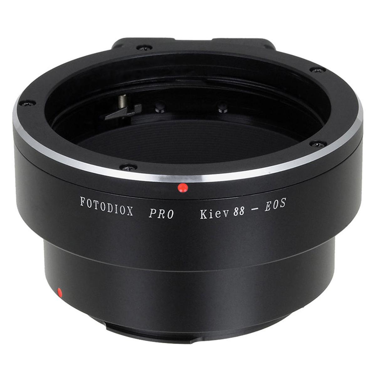 

Fotodiox Pro Lens Mount Adapter, Kiev 88 SLR Lens to Canon EF/EF-S D/SLR Camera