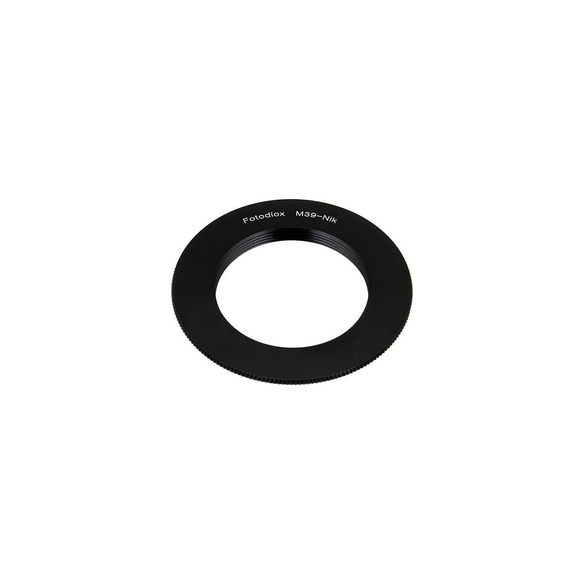

Fotodiox Lens Mount Adapter for M39/L39 Screw Mount Lens to Nikon F SLR Camera