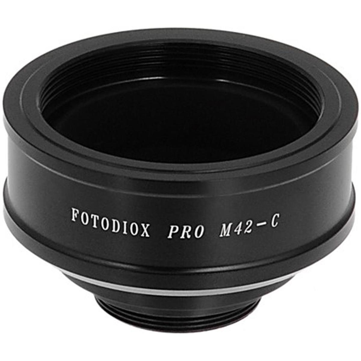

Fotodiox Mount Adapter for M42 Screw Mount Lens to C-Mount Cine and CCTV Camera
