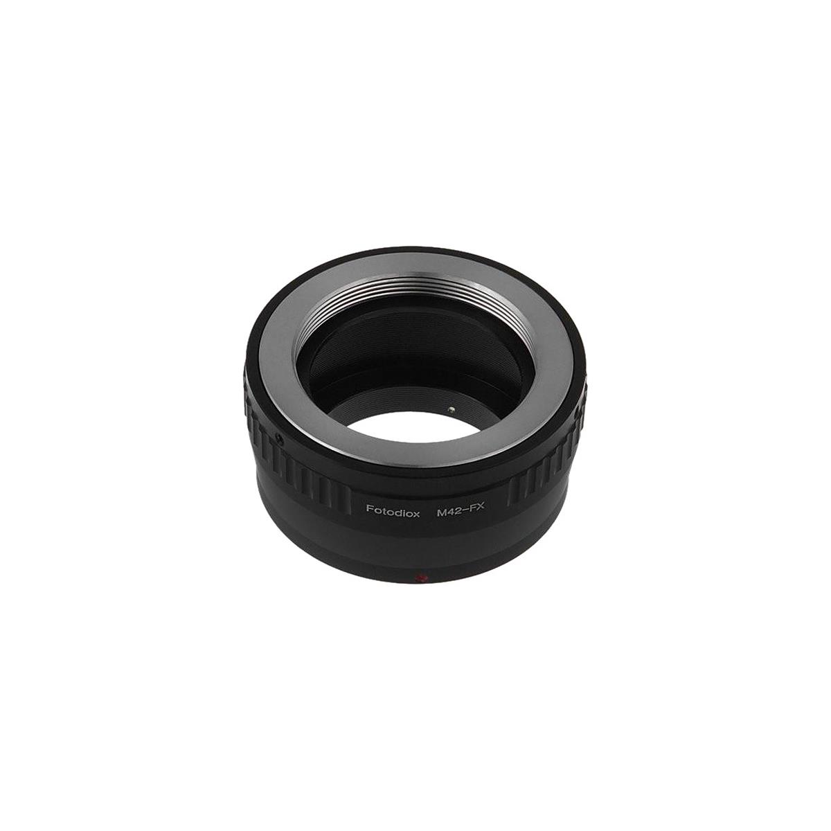 Image of Fotodiox Lens Mount Adapter for M42 Screw Mount SLR Lens to Fuji X Camera