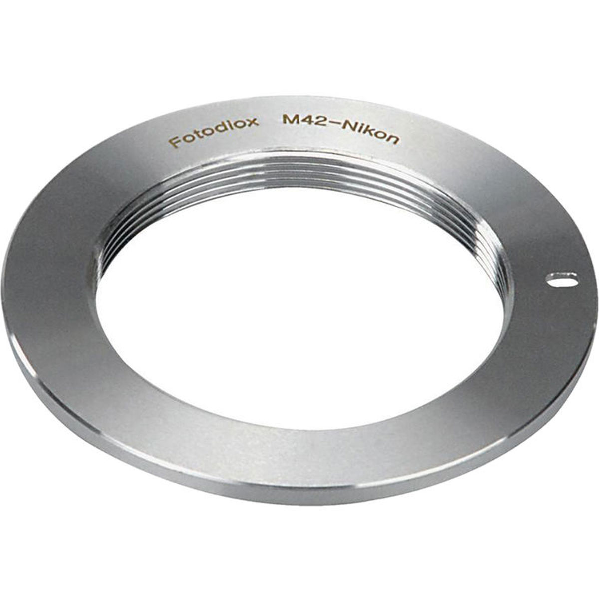

Fotodiox Pro Lens Mount Adapter for M42 Type 1 Screw Lens to Nikon F SLR Camera
