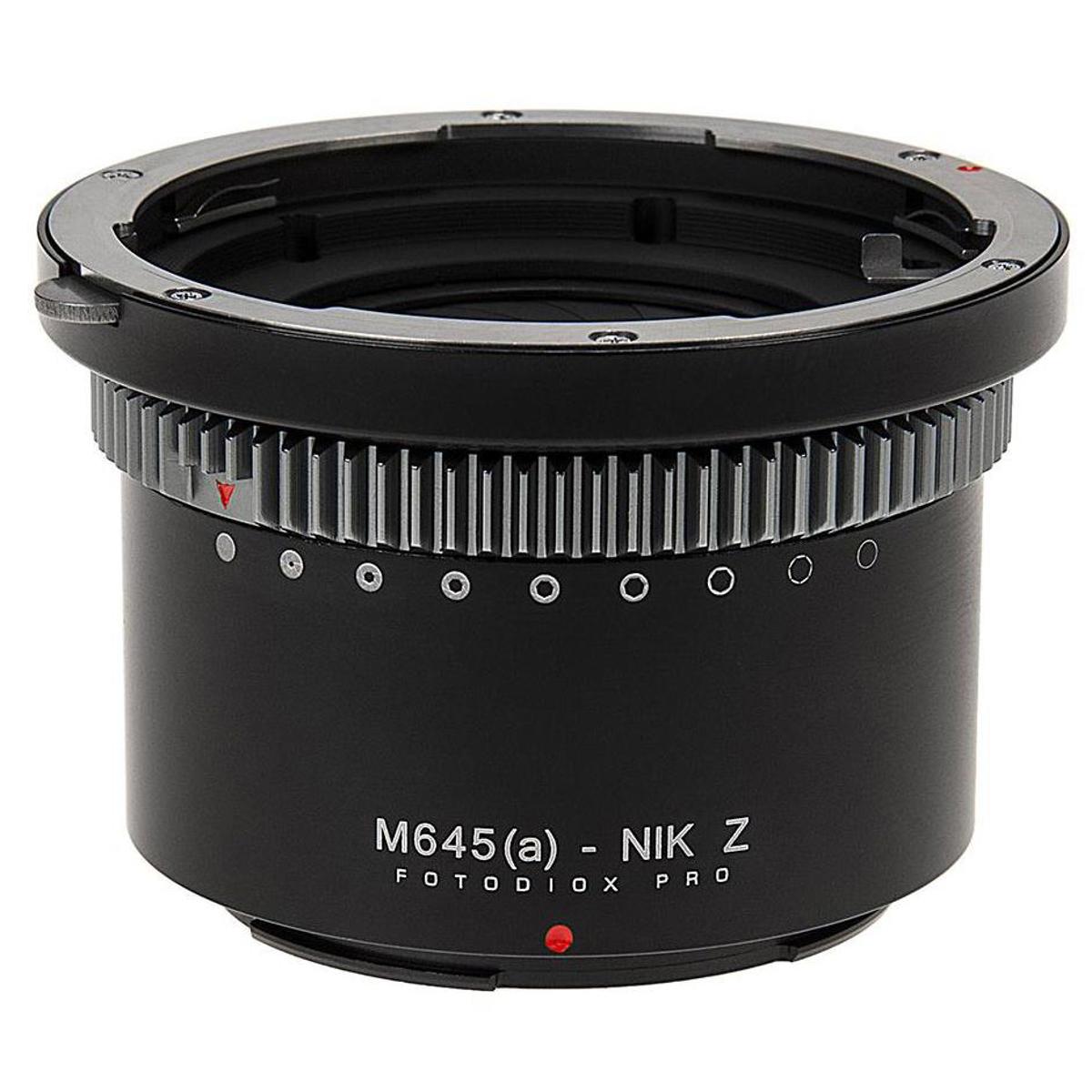 

Fotodiox Pro Lens Mount Adapter, Mamiya 645 AF/AF-D Lens to Nikon Z-Mount Camera