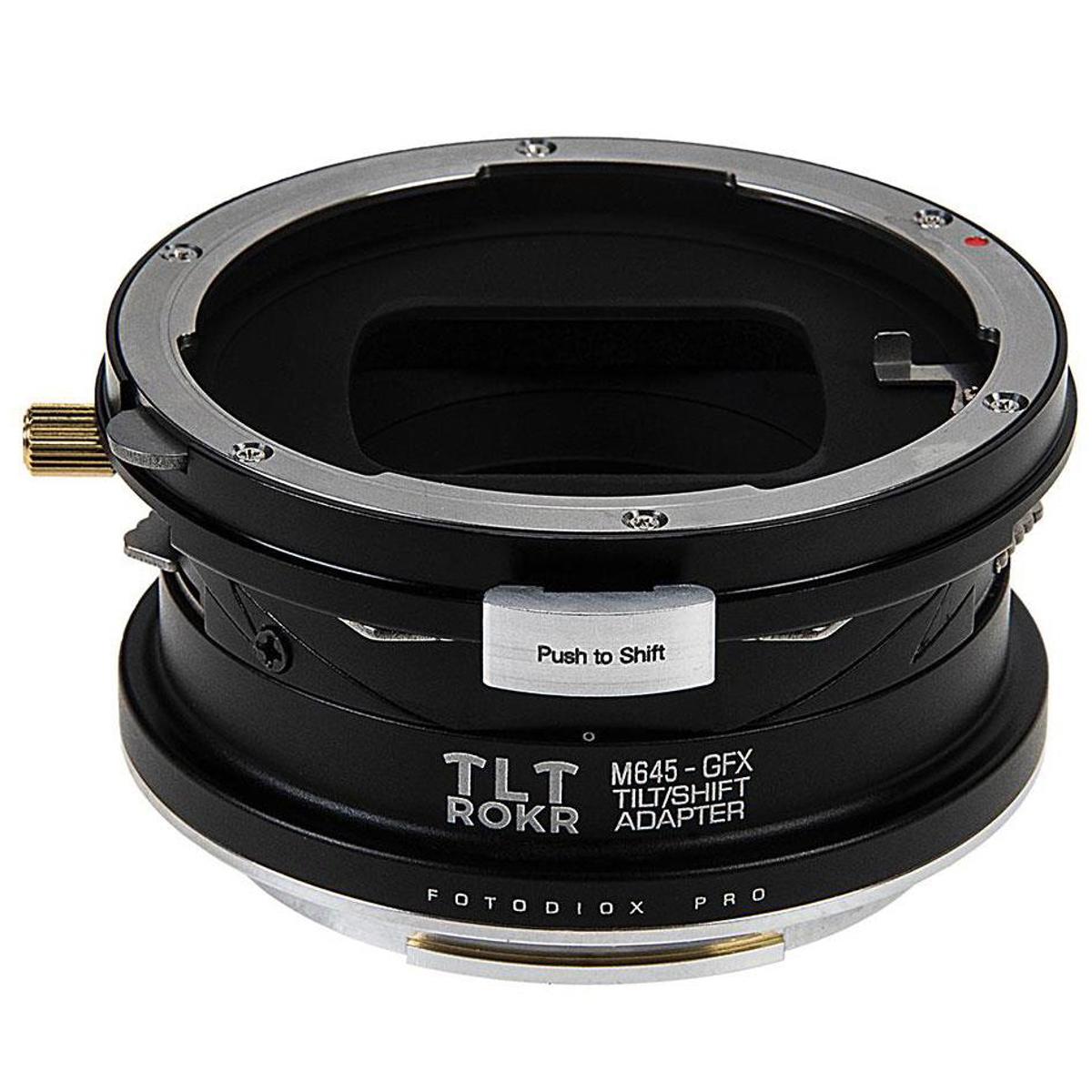 

Fotodiox Pro TLT ROKR Tilt/Shift Lens Adapter, Mamiya 645 Lens to Fuji G Camera
