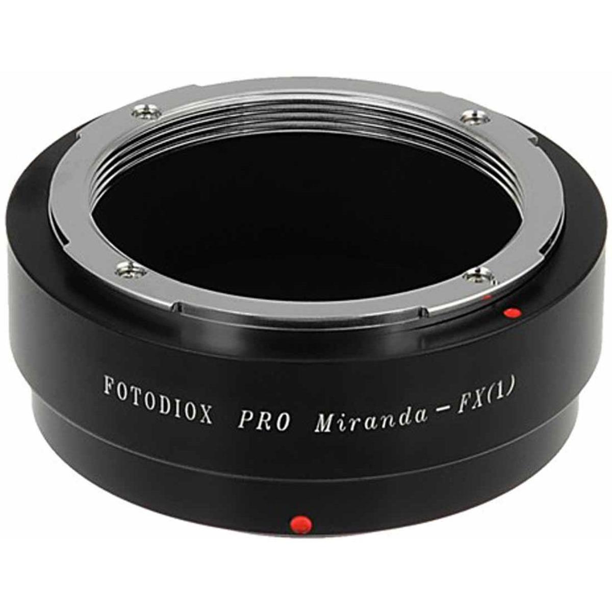 

Fotodiox Mount Adapter for Miranda Lens to Fujifilm X-Mount Mirrorless Camera