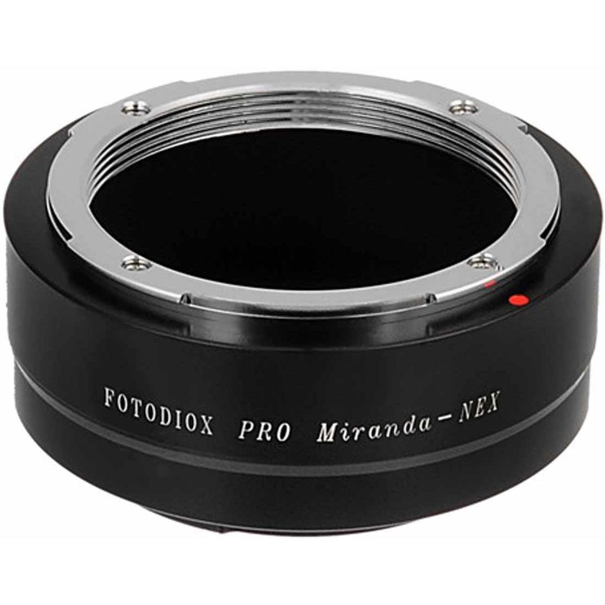 

Fotodiox Adapter for Miranda Lens to Sony NEX Mount Camera