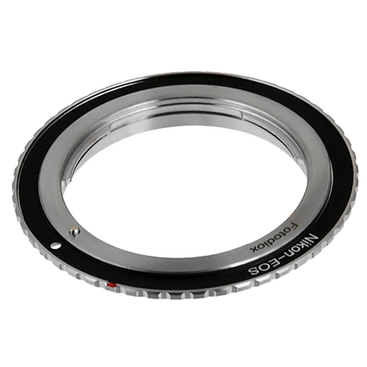 Image of Fotodiox Lens Mount Adapter for Nikon F Mount Lens to Canon EF