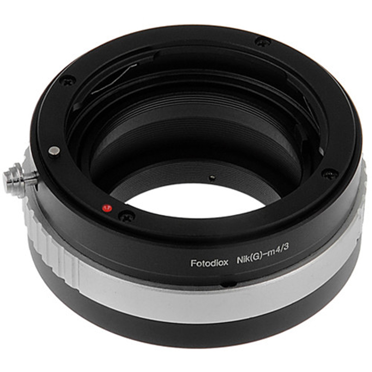 

Fotodiox Lens Mount Adapter for Nikon F Mount G-Type D/SLR Lens to MFT Camera