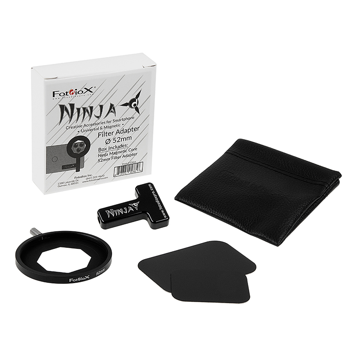 

Fotodiox Ninja 52mm Magnetic Filter Adapter Kit
