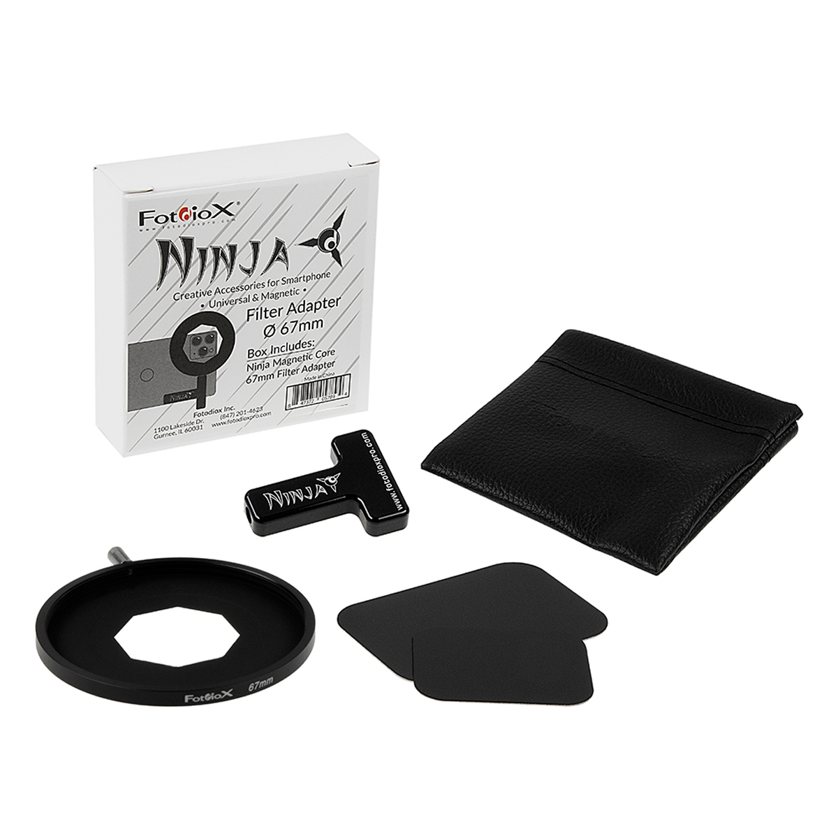 

Fotodiox Ninja 67mm Magnetic Filter Adapter Kit