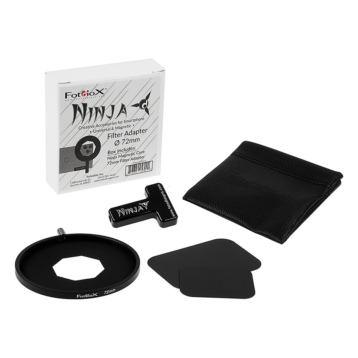 

Fotodiox Ninja 72mm Magnetic Filter Adapter Kit